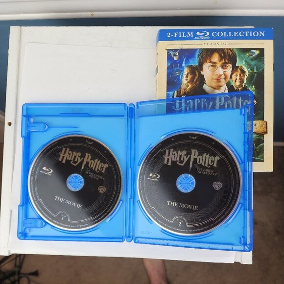 Harry Potter 2 Film Blu Ray Disc Collection Sorcerers Stone and Chamber Secrets - Picture 4 of 4